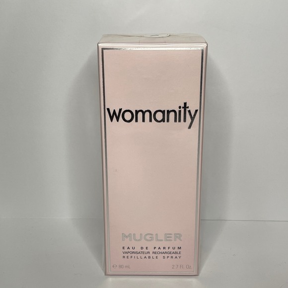 Mugler Other - Mugler Womanity Eau de Parfum 80ml 2.7oz Refillable Spray New Sealed